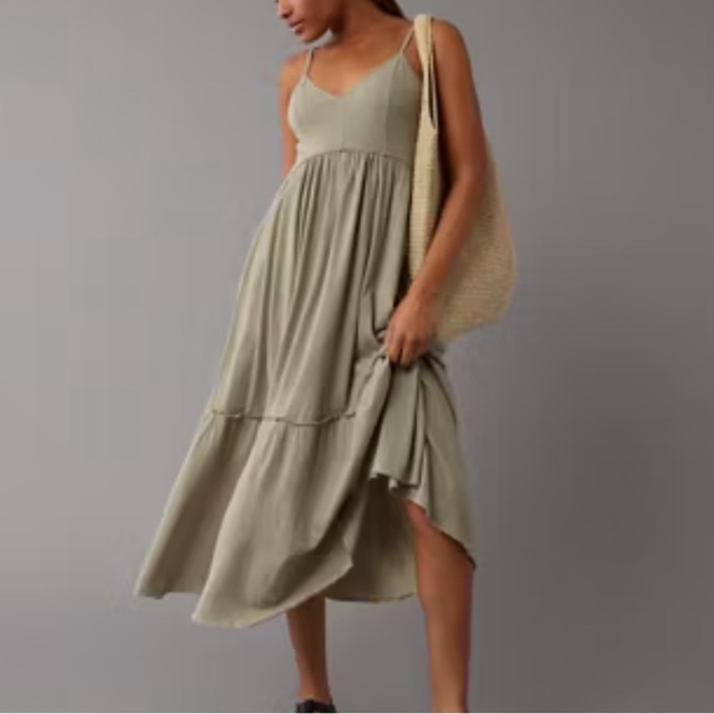 American Eagle Boho tiered dress